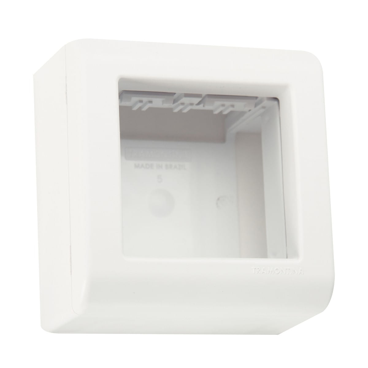 Placa Electrica Sobreponer Tramontina Lizflex Blanco 57303/002 2 Modulo