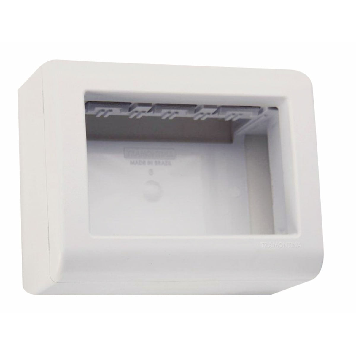 Placa Electrica Sobreponer Tramontina Lizflex Blanco 57303/003 3 Modulo